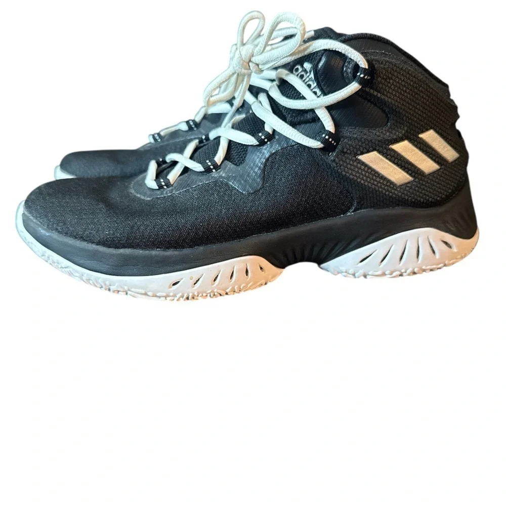 Adidas Black and White Athletic Shoes